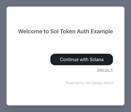 Web3 新手系列:探索使用 Solana Token 登录