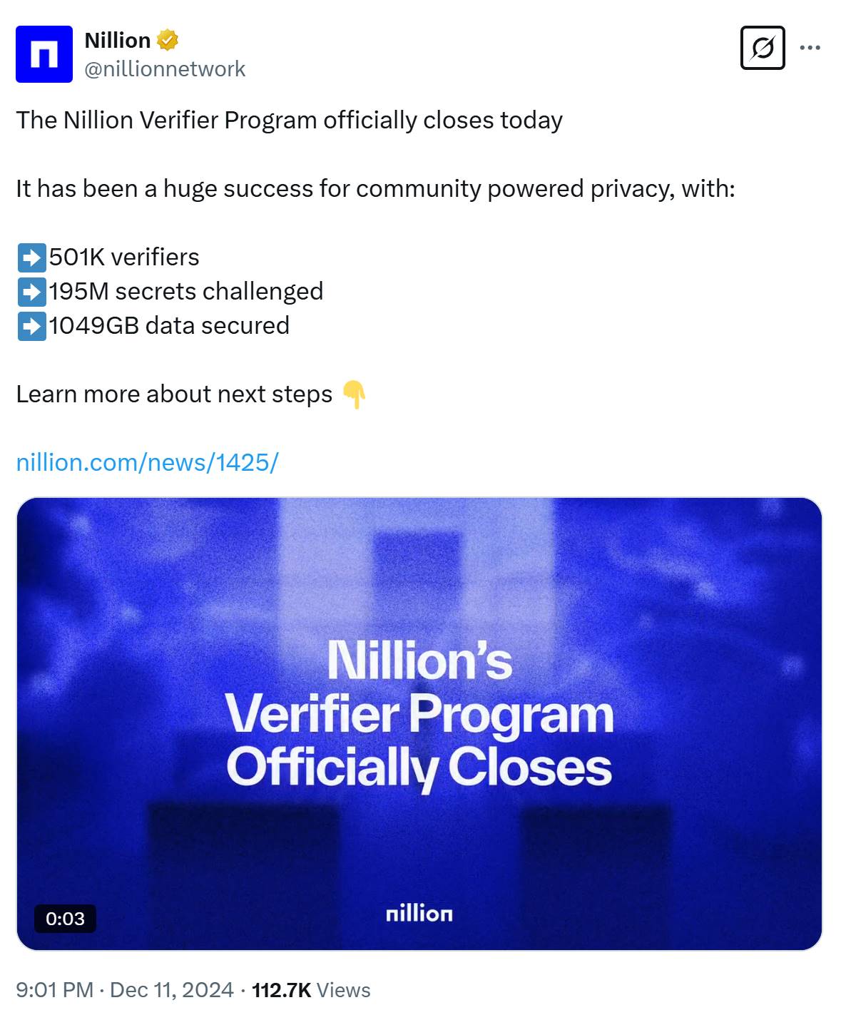 斩获 5000 万美元融资的盲计算网络 Nillion 有何特别之处?