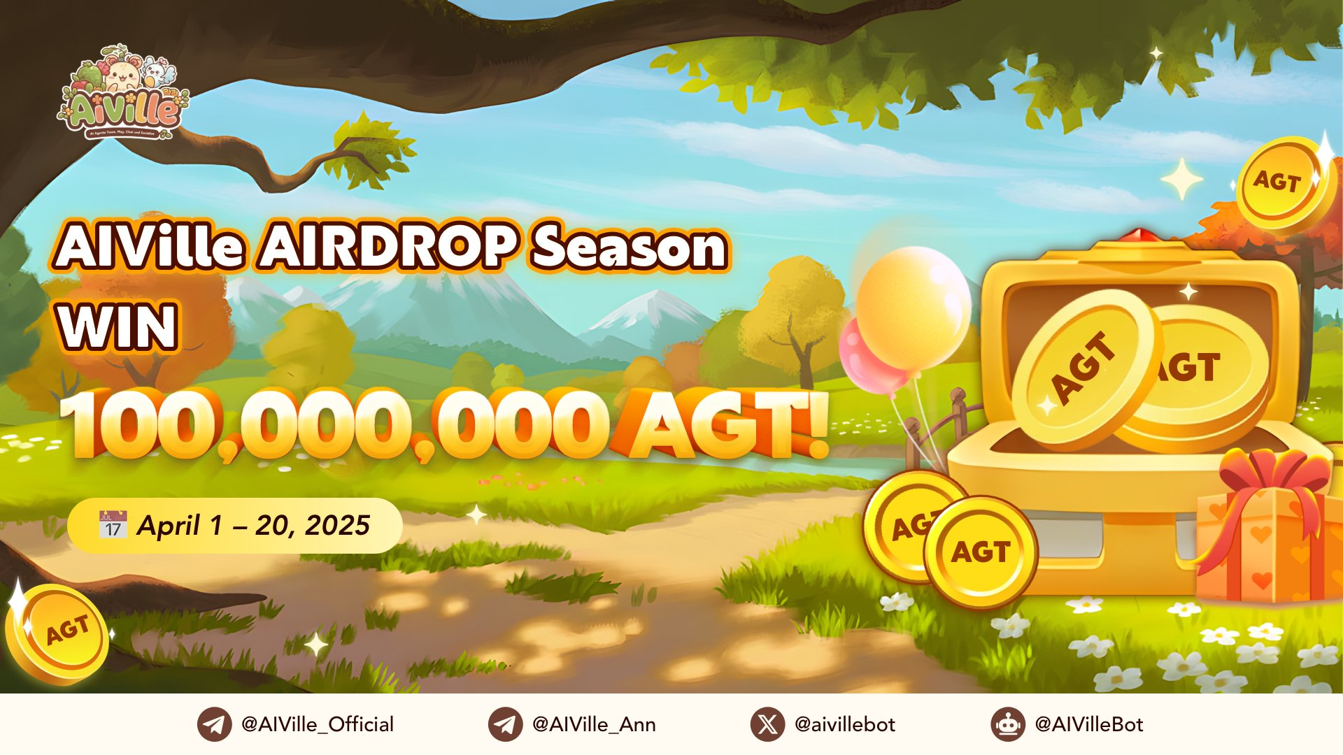 如何零撸参与 AIVille 的 AGT 空投，最大化收益？