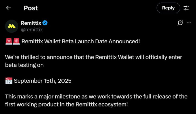 Remittix预售额突破1700万美元，Web3钱包测试版将于Q3上线