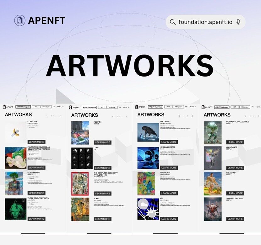 APENFT:以实体艺术品为锚点,打造NFT综合性生态体系