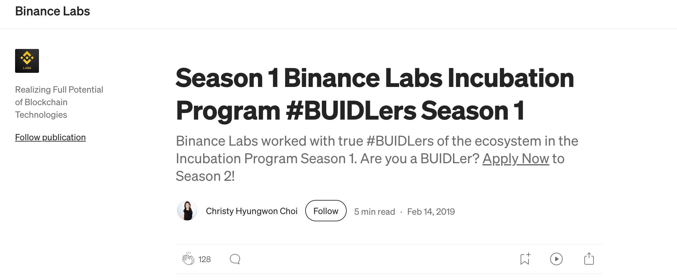 Binance Labs