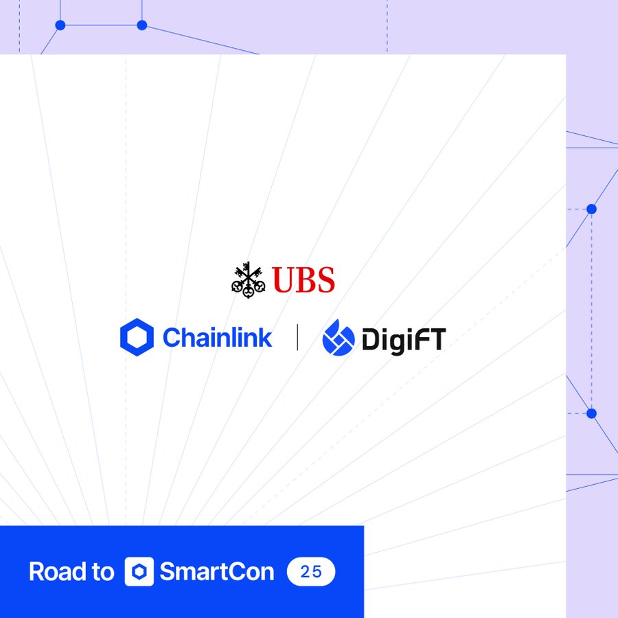 UBS利用Chainlink DTA技术标准成功执行首个即时通证化基金交易