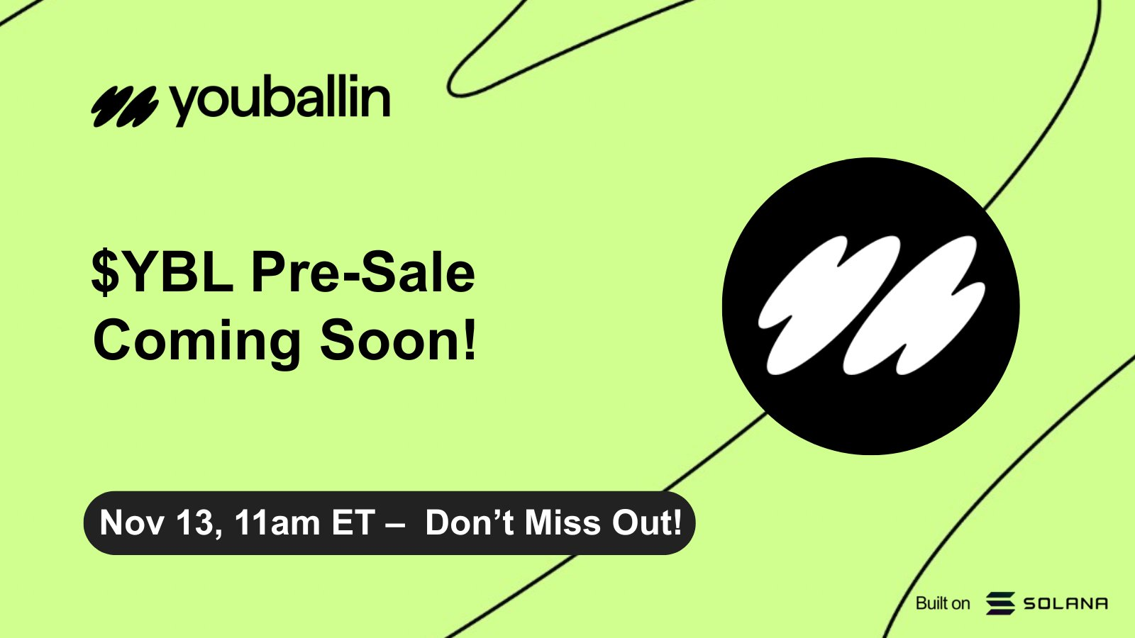 YouBallin将于11月13日开启$YBL公募,支持智能合约即时领取