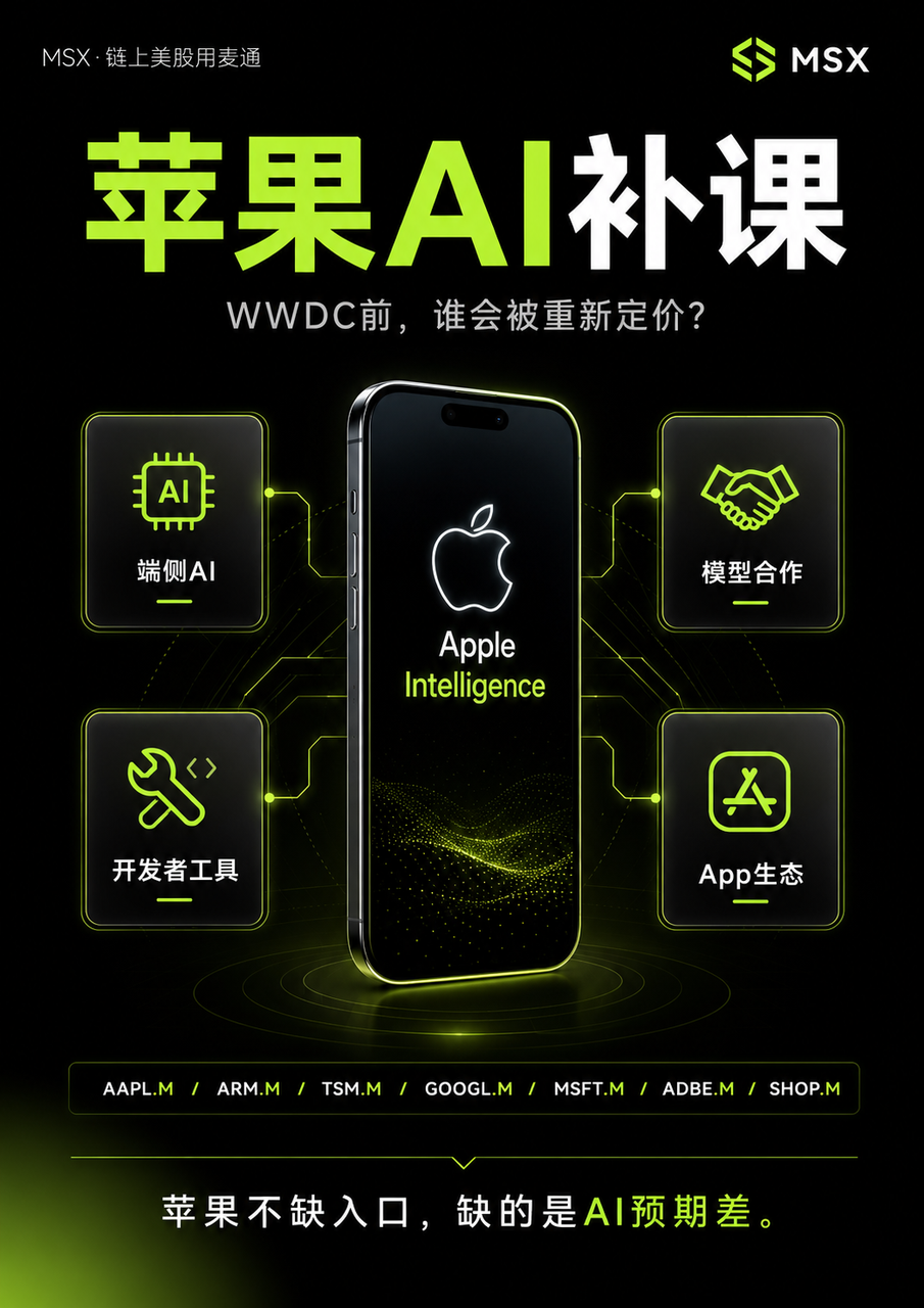 苹果 AI 到底行不行?WWDC26 最值得关注的一轮美股映射链