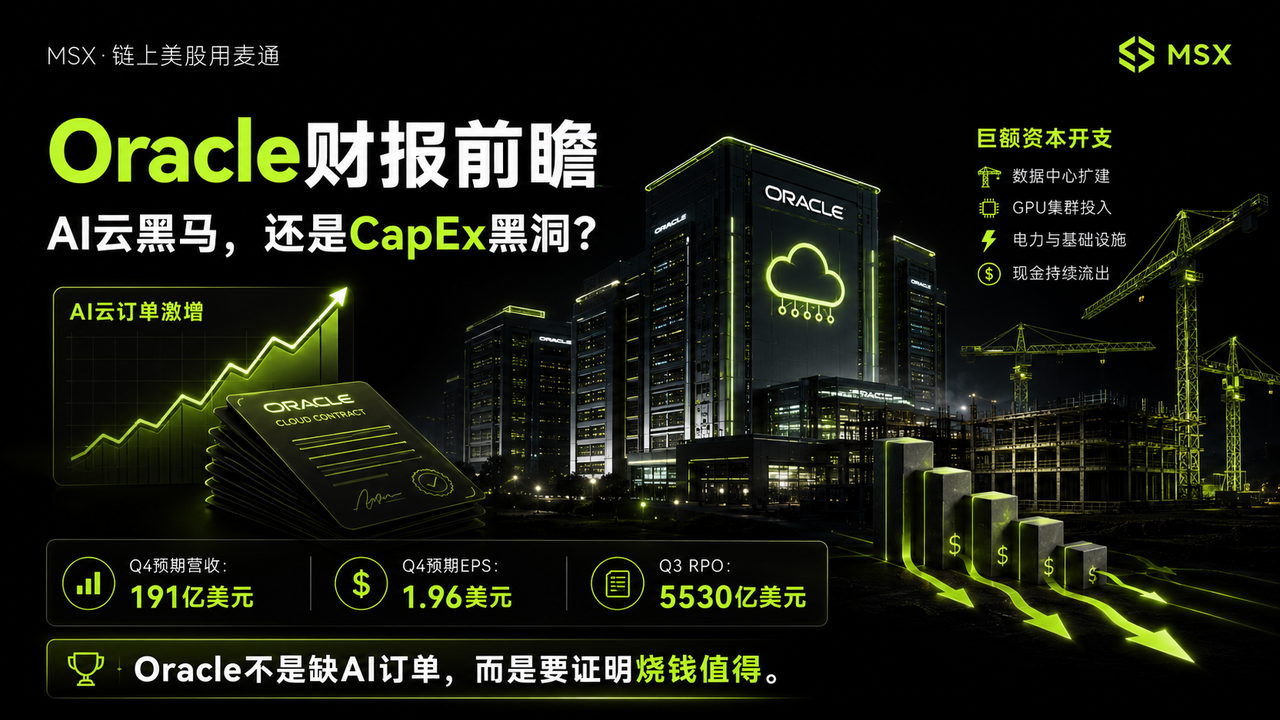 Oracle 财报背后:AI 云订单爆表后,钱从哪里赚回来?