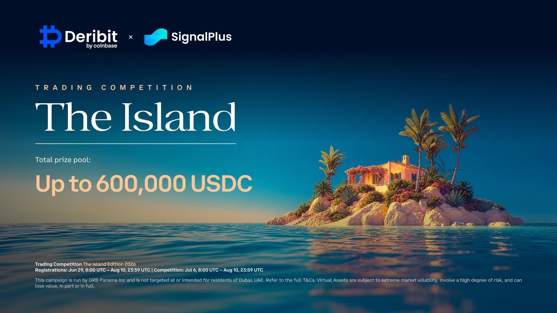 Deribit与SignalPlus联合推出The Island交易竞赛