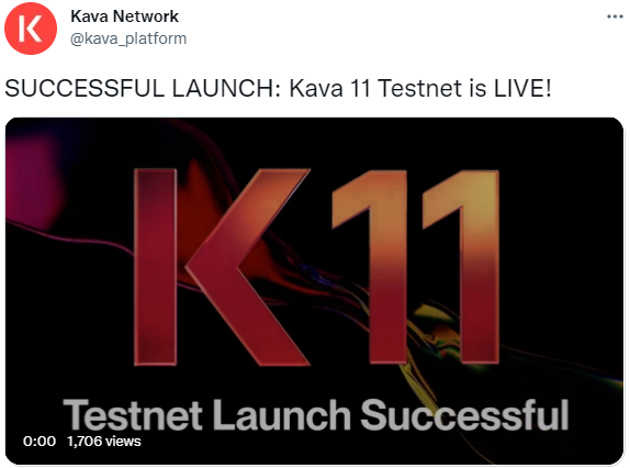 Kava 11测试网已上线