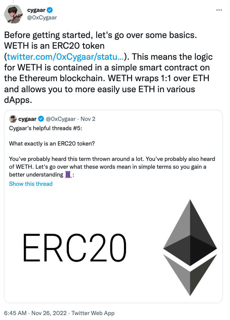 “WETH FUD” 最早传播者：WETH 永远不会脱锚，玩笑只是为了测试谁在看这些内容