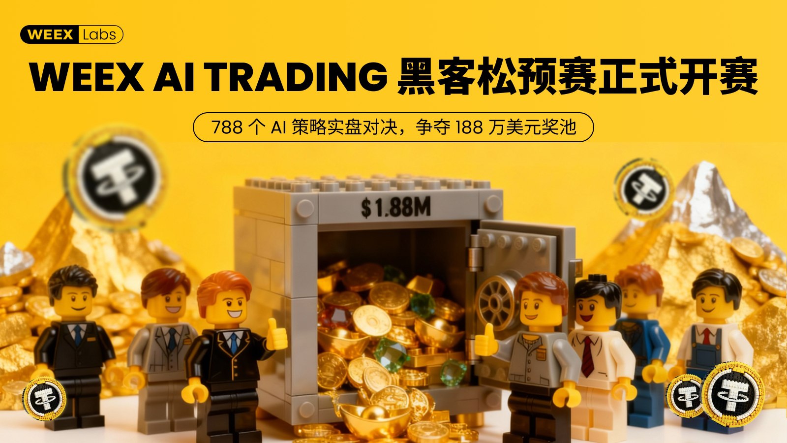 WEEX AI Trading黑客松第一轮预赛今晚8点正式开赛