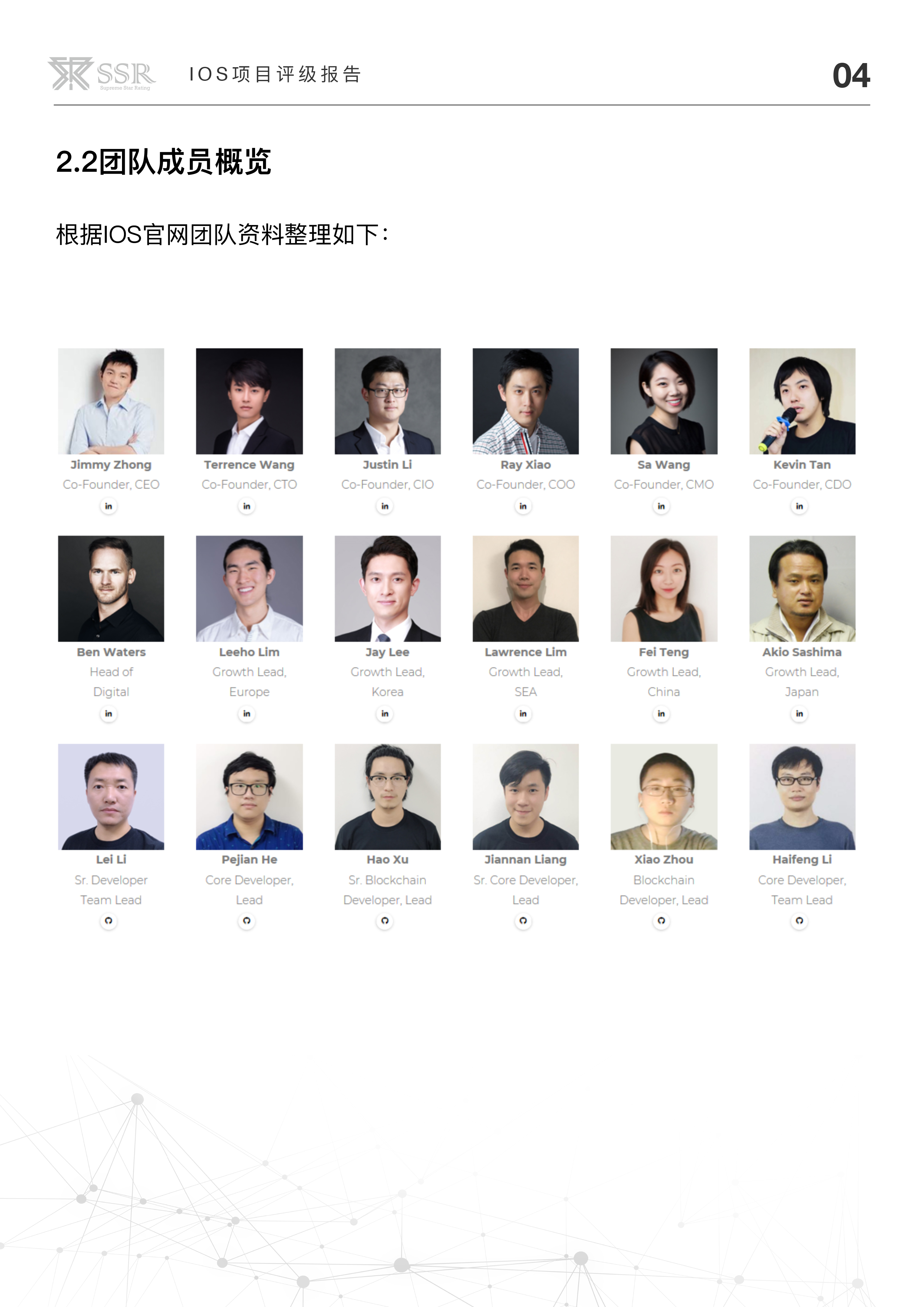 项目分析