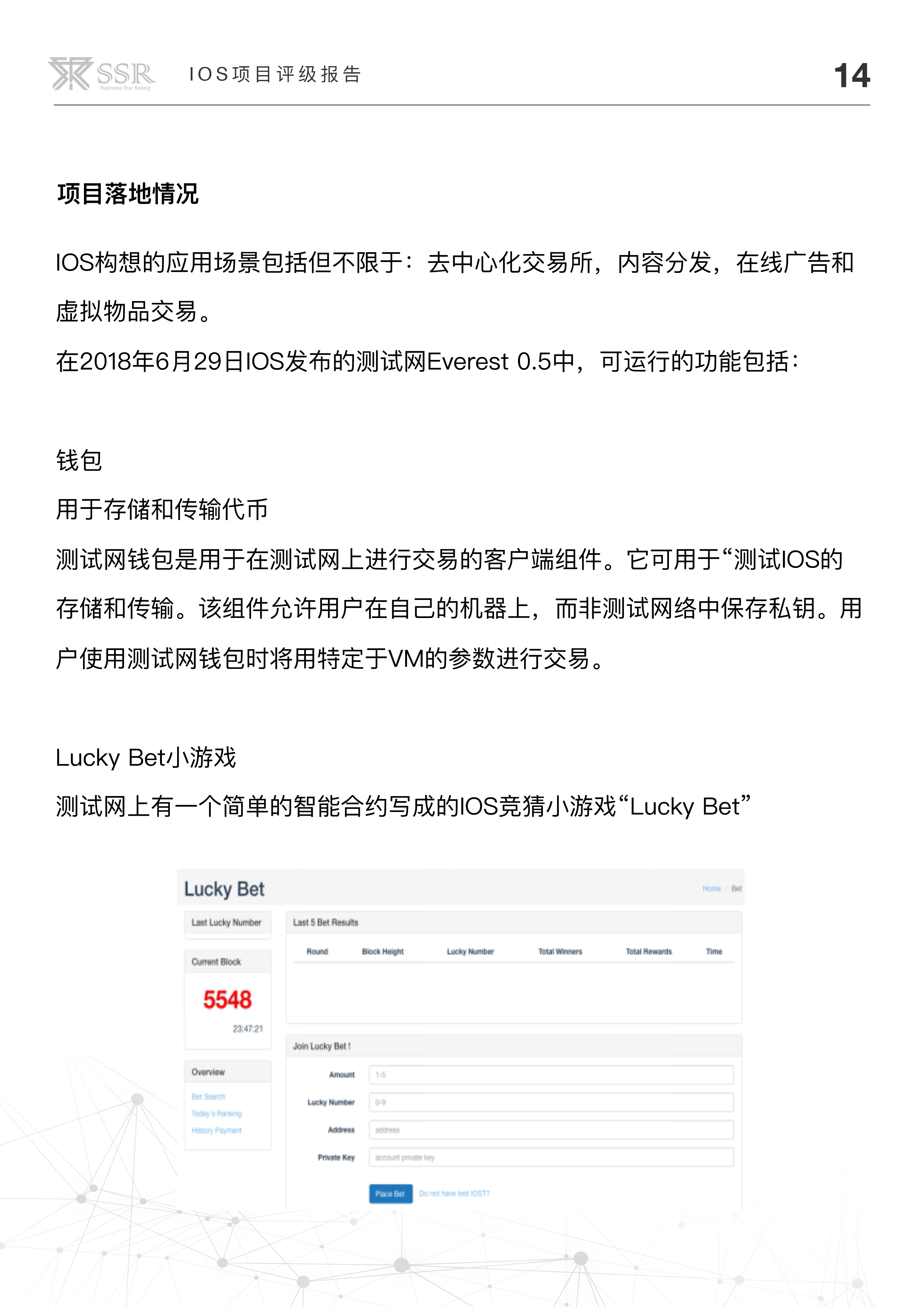 项目分析