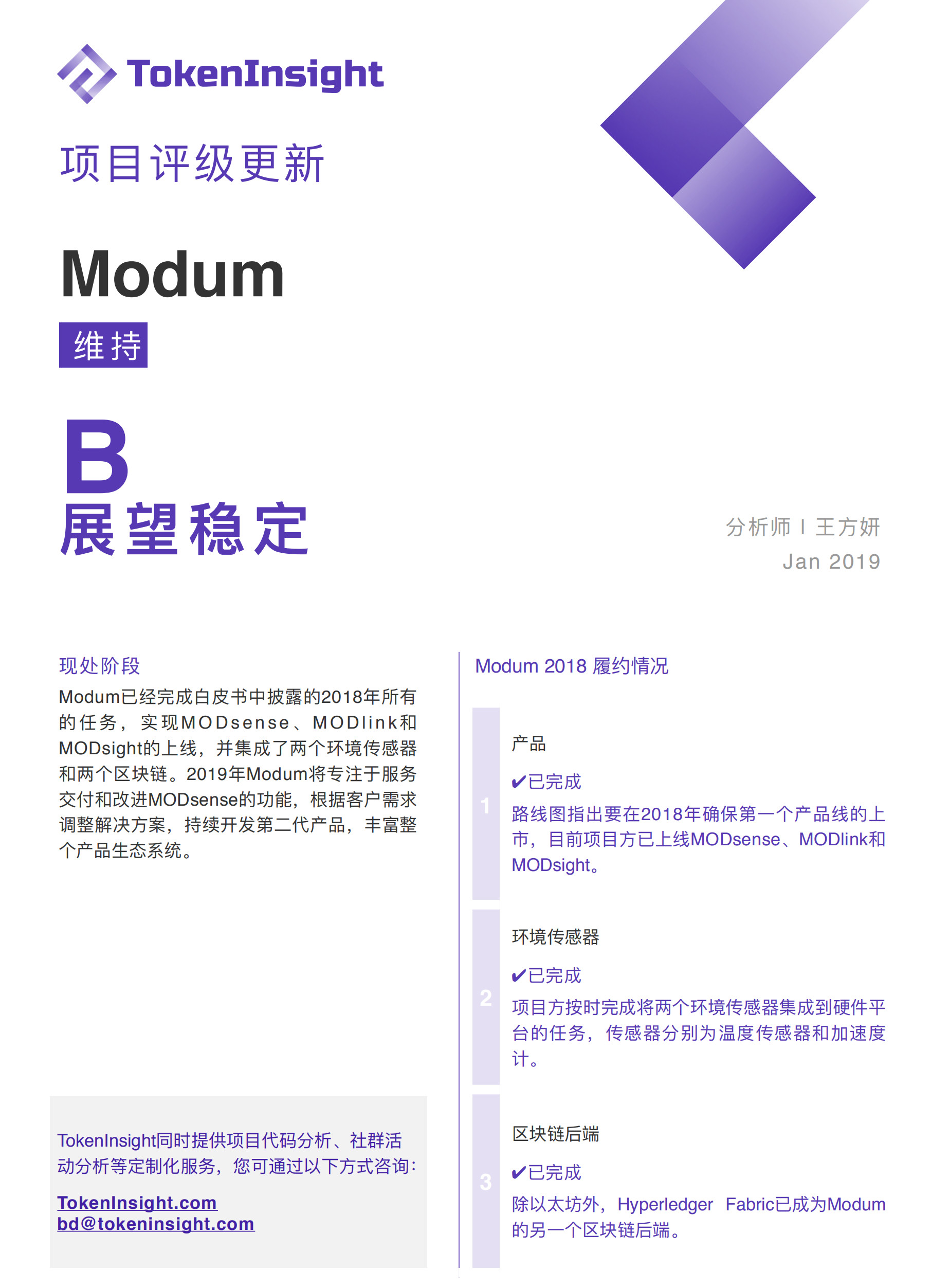 项目评级