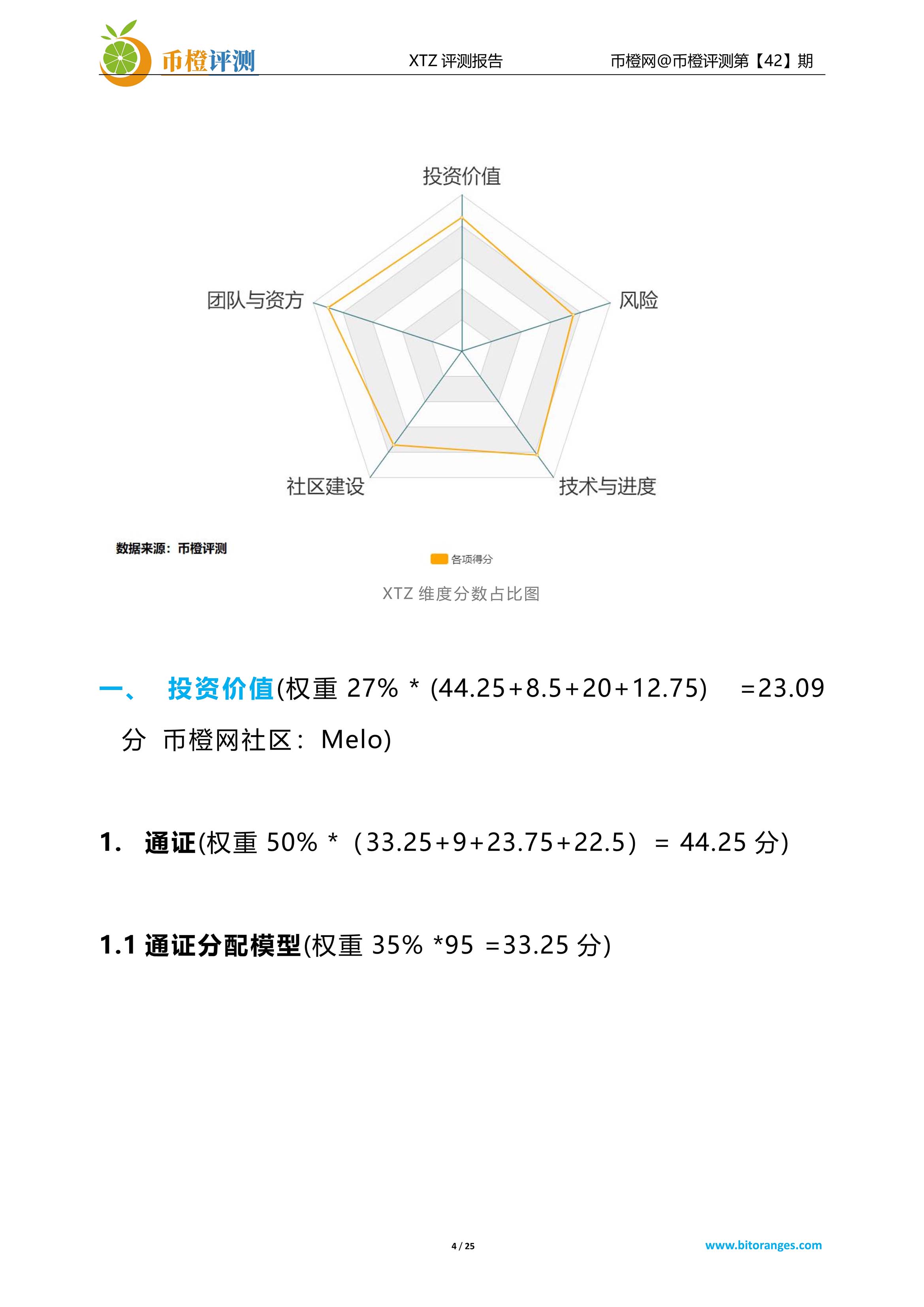 项目评测