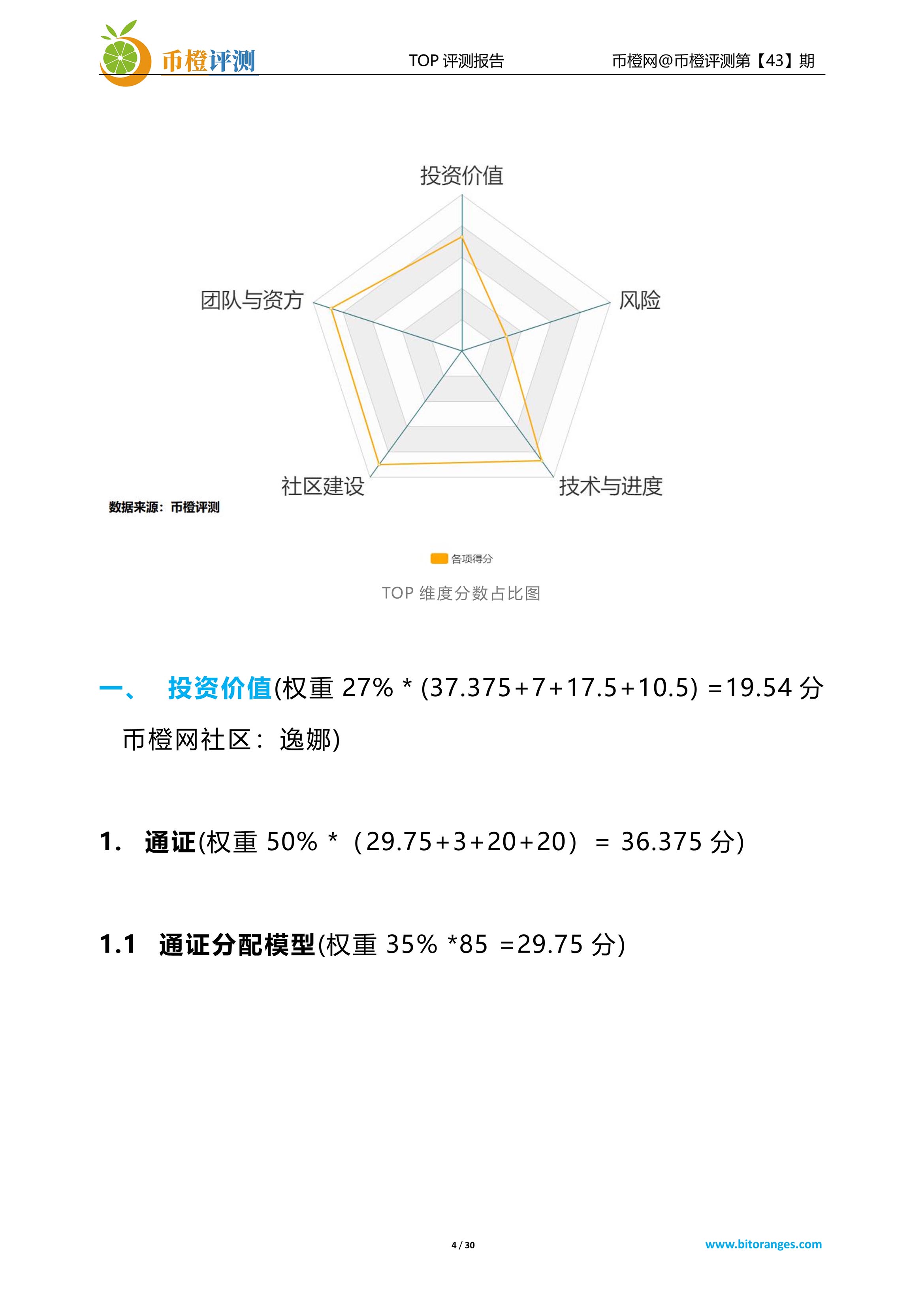 项目评测