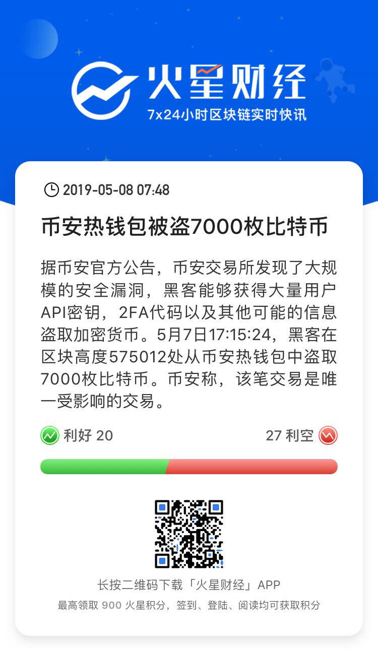 币安被盗