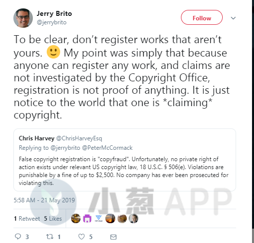 美国版权局承认澳本聪