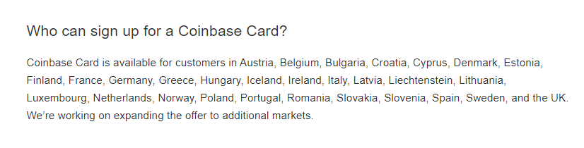 Coinbase Card