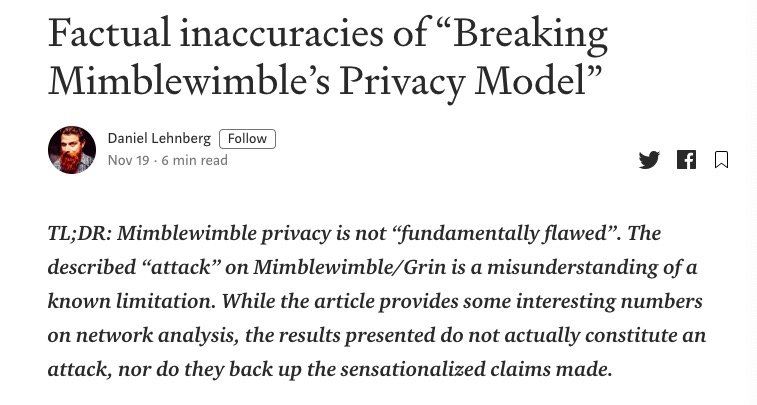 Mimblewimble协议