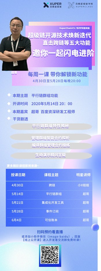 超级链学院线上公开课：平行链群组明日专场直播等你来配图(1)
