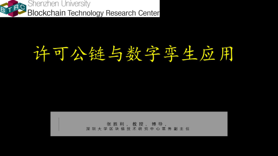 南山区块链应用协会张胜利:许可公链与数字孪生应用配图(1)