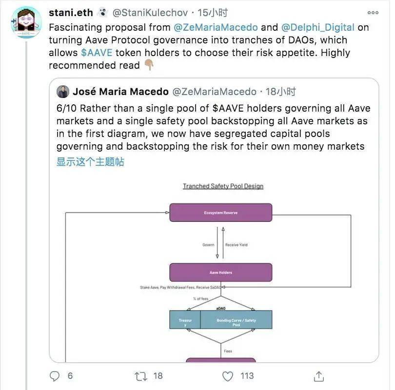 Aave&nbsp;新代币架构提议出炉，分片安全池或将取代单一系统安全池