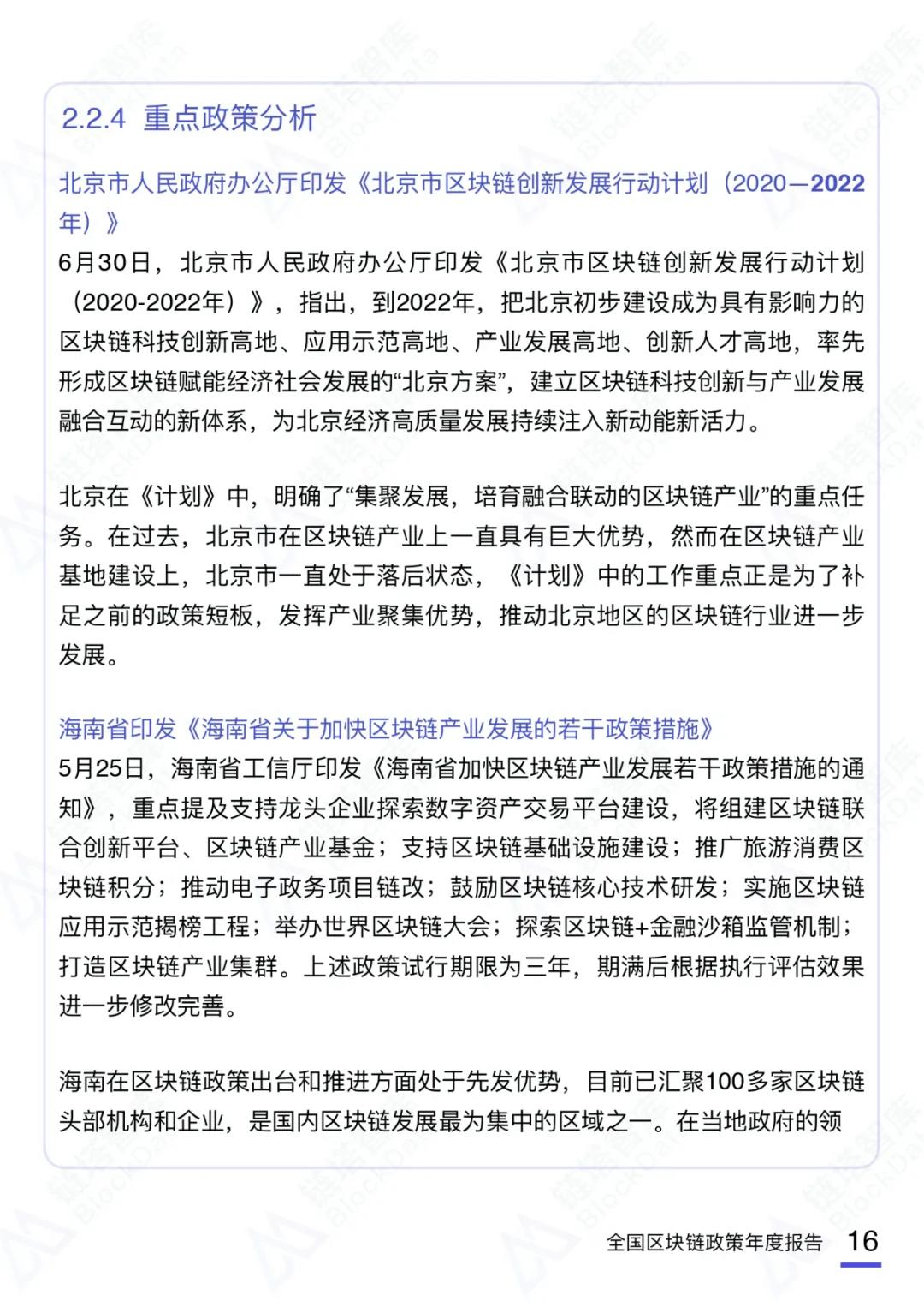 币世界-2020中国区块链产业政策年度报告