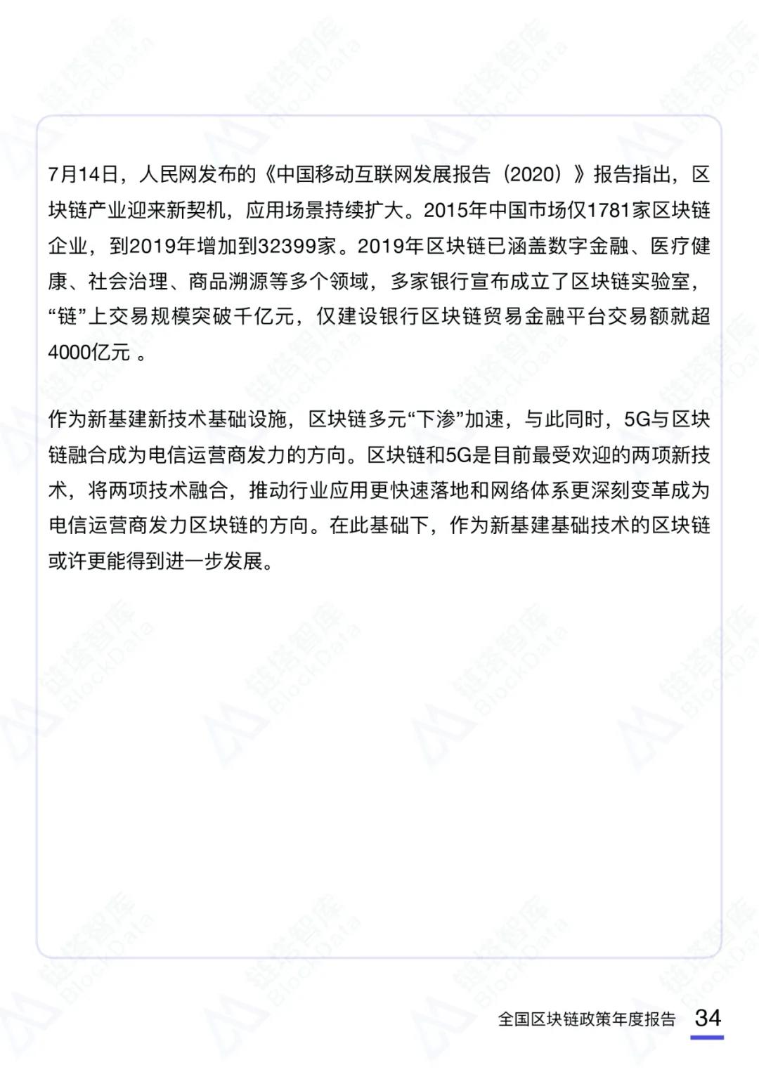 币世界-2020中国区块链产业政策年度报告