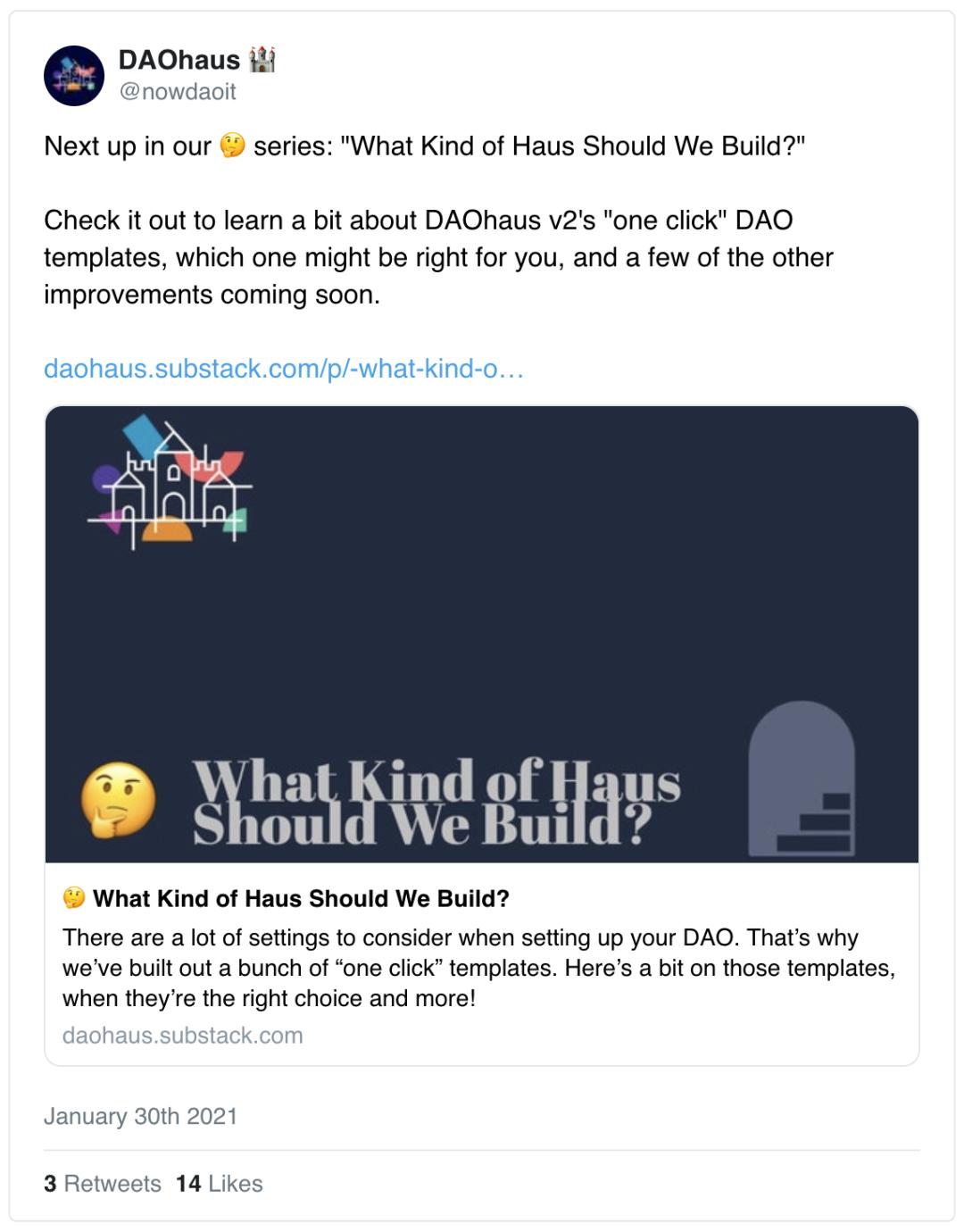 币世界-三分钟搞懂全新 DAOhaus 的中心枢纽:Hub