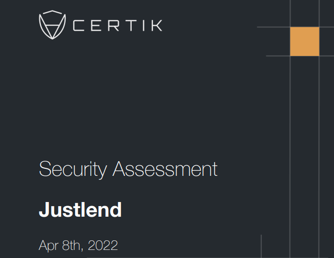 社区生态 | JustLend DAO成功通过CertiK的安全审计