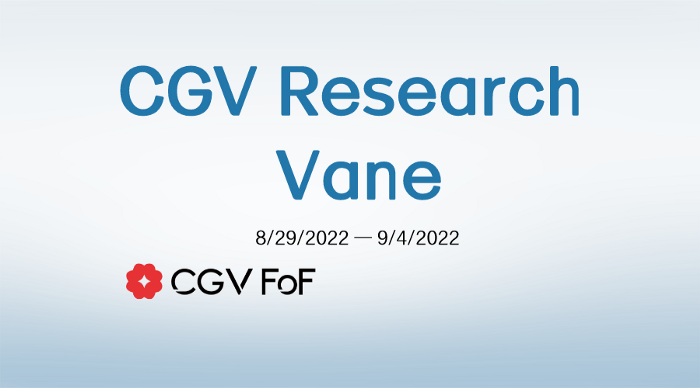 CGV Research Vane 全球加密市场投融资动态周报8.29-9.4