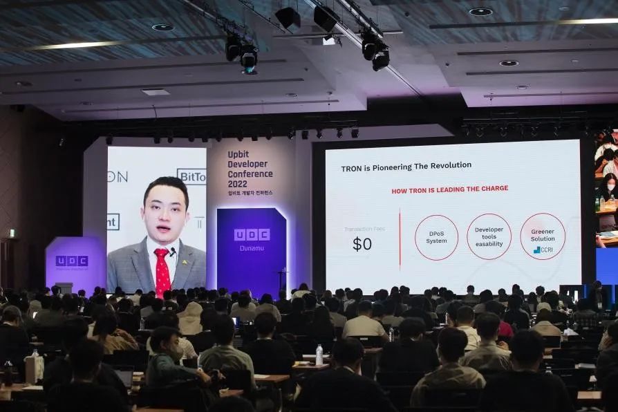 孙宇晨在韩国UDC大会发表主题演讲:Web 3.0让我们更接近去中心化的未来
