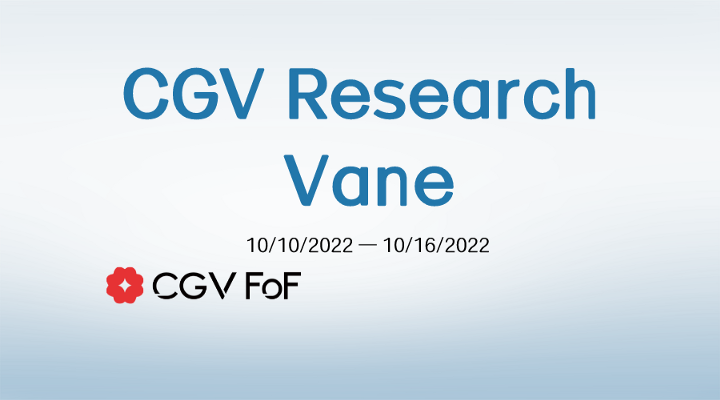 CGV ResearchVane全球加密市场投融资动态周报10.10-10.16