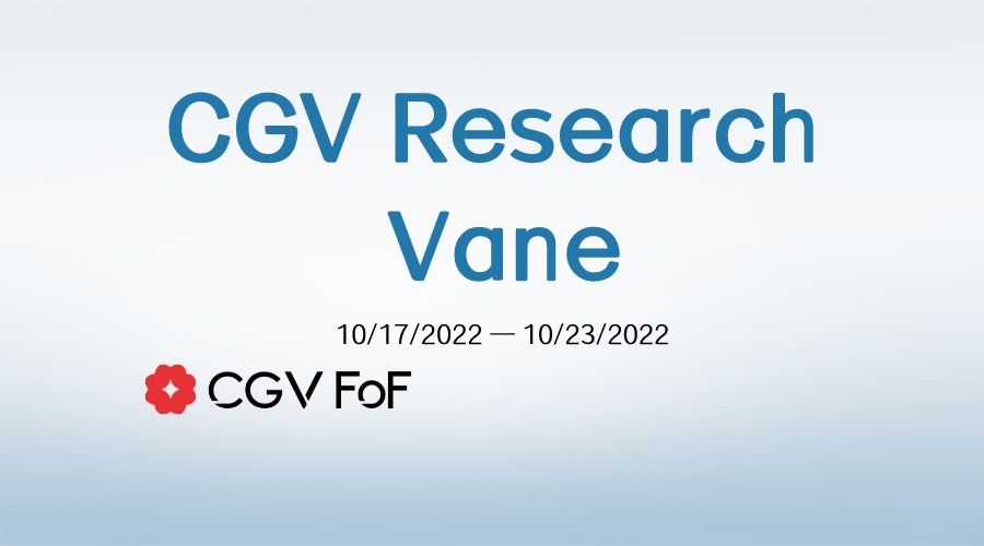 CGV ResearchVane全球加密市场投融资动态周报10.17-10.23