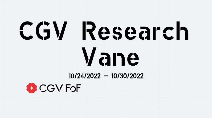 CGV ResearchVane全球加密市场投融资动态周报10.24-10.30