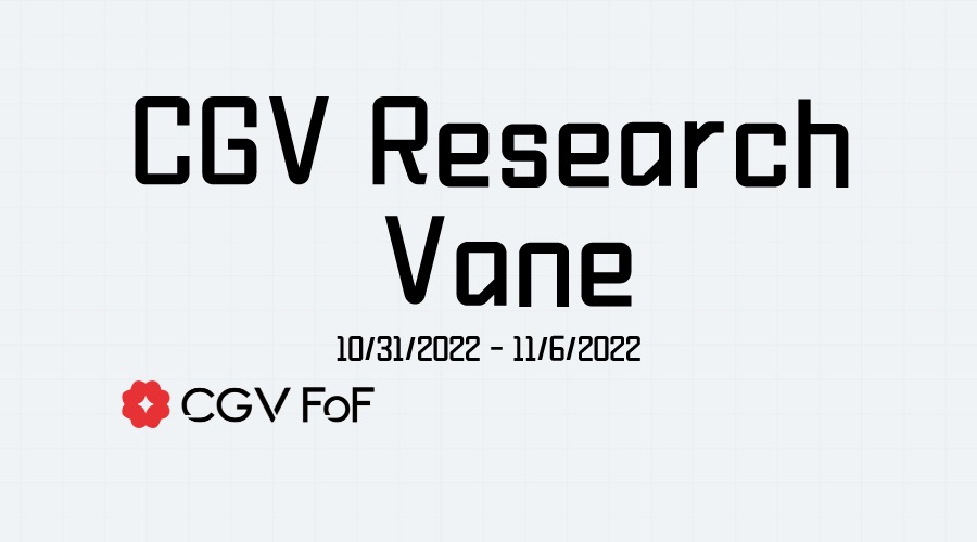 CGV Research Vane全球加密市场投融资动态周报10.31-11.6