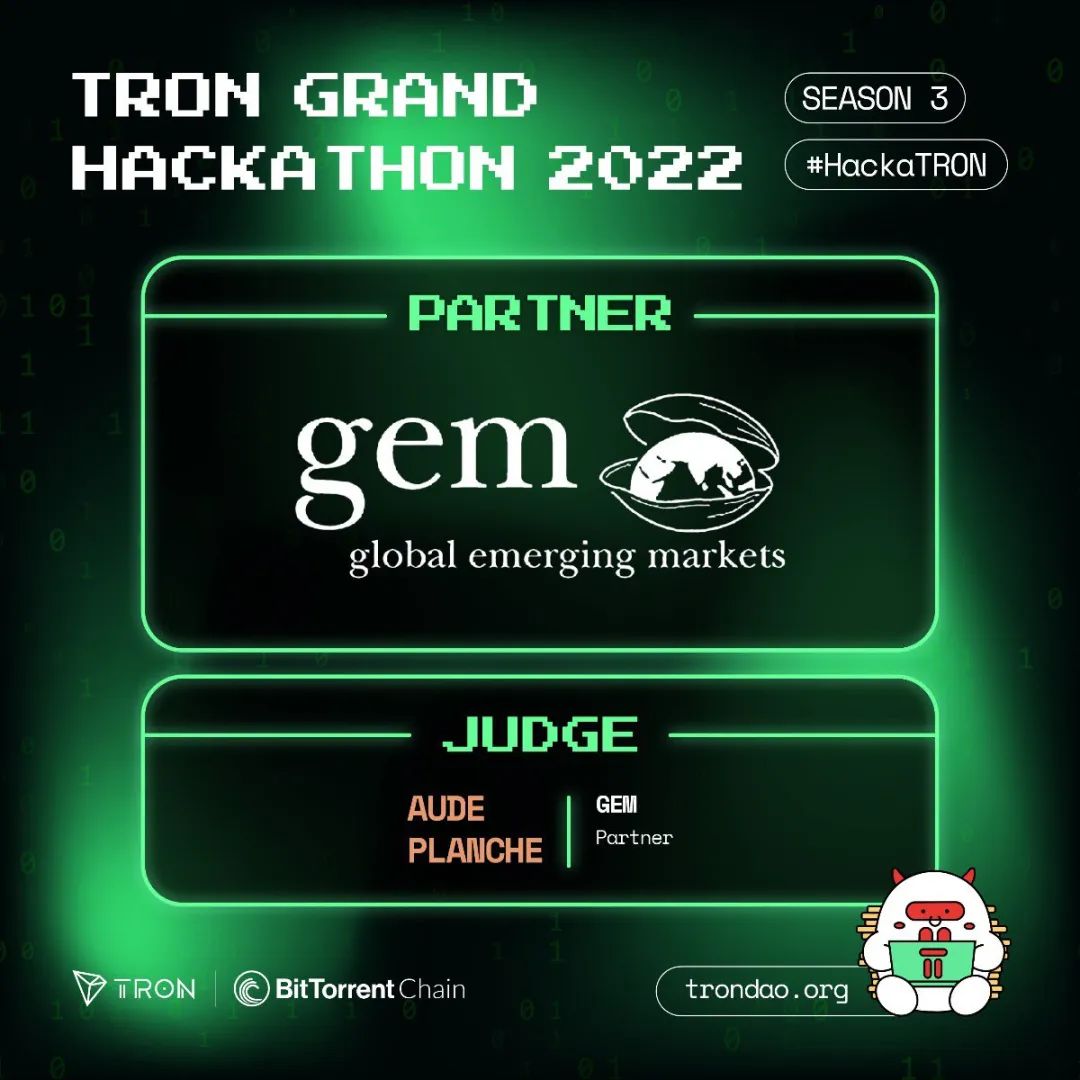 社区生态 | GEM成为2022波场黑客松大赛第三季合作伙伴