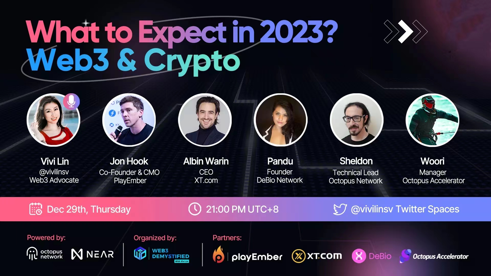 沙龙预告|2023 年展望 Web3 & Crypto