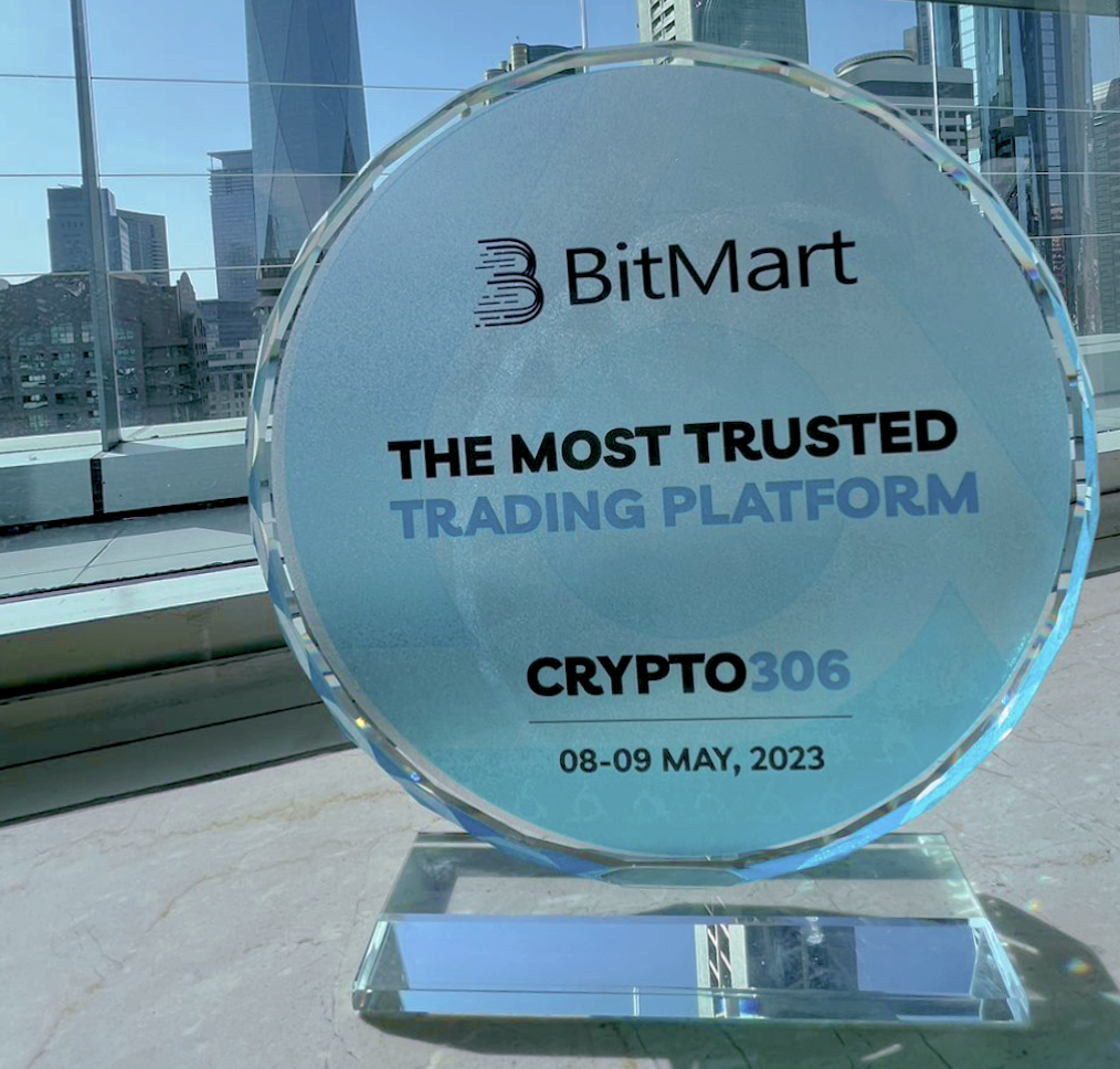 BitMart荣获加密货币行业“最值得信赖的交易平台”奖项