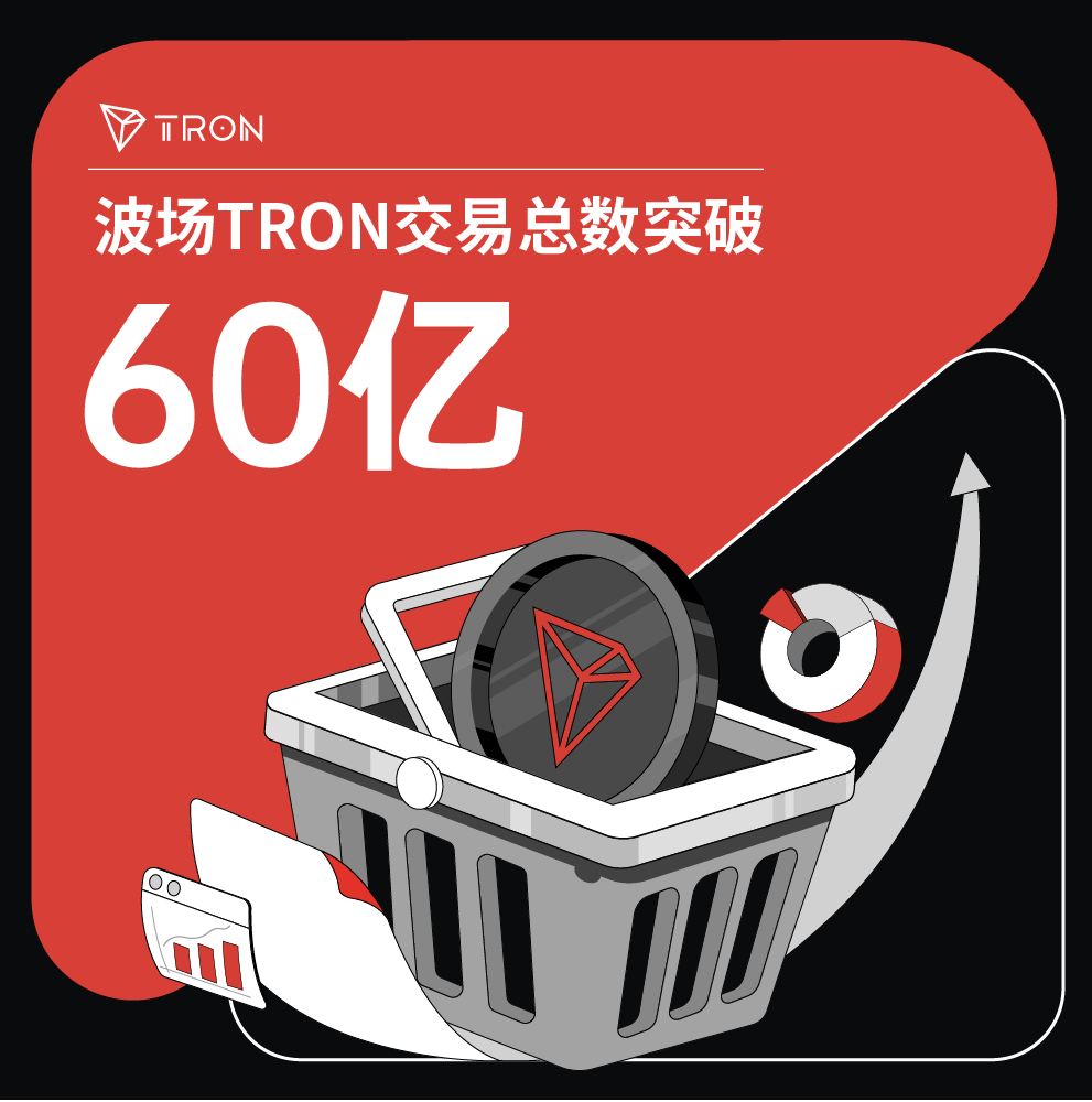波场TRON交易总数突破60亿