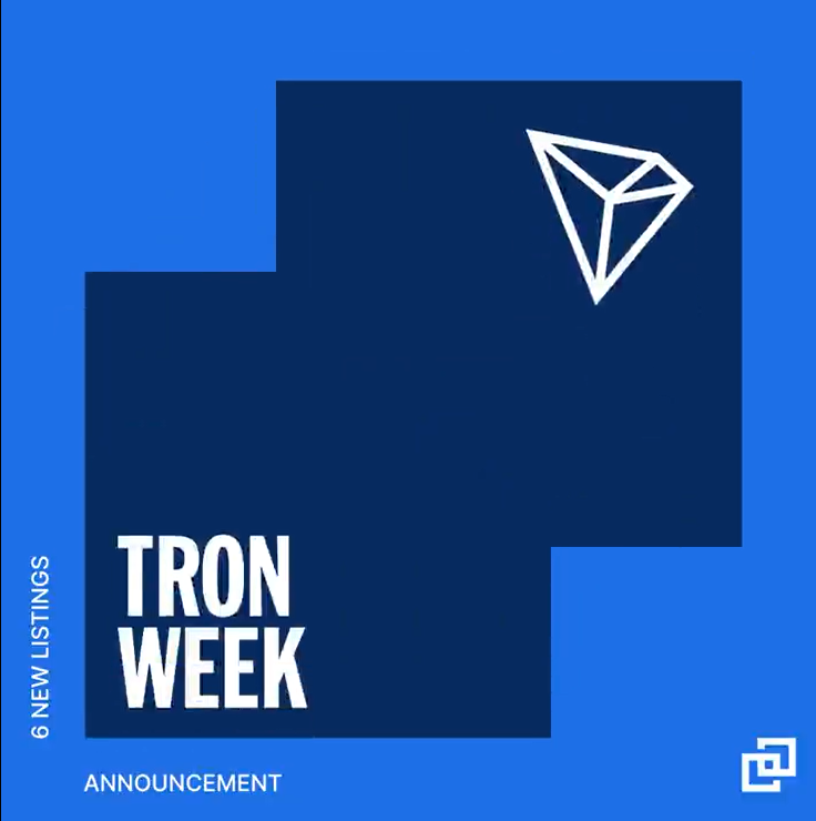 Bittrex Global宣布将推出波场TRON生态系统中的6种代币