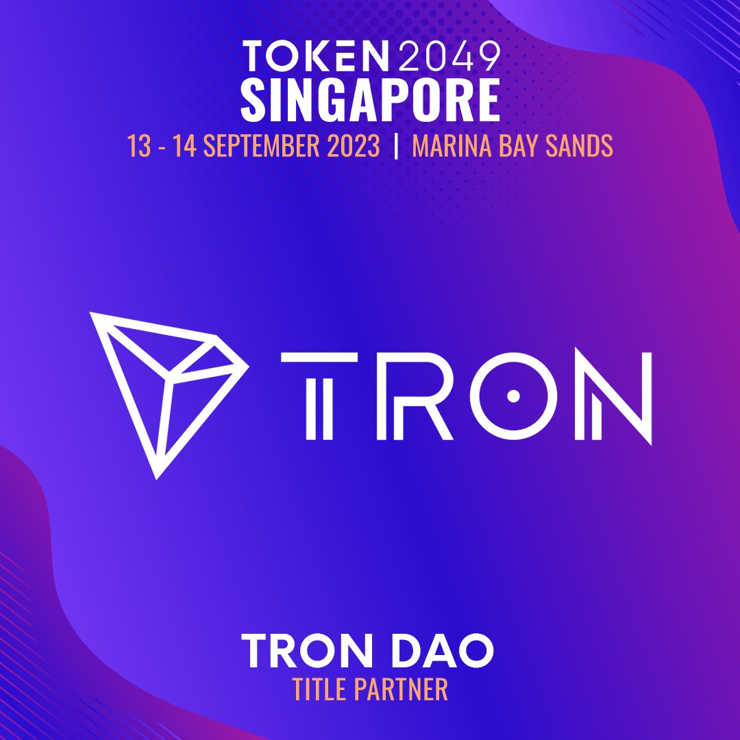 波场TRON已成为TOKEN2049大会顶级赞助商_MarsBit