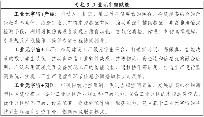 五部门关于印发《元宇宙产业创新发展三年行动计划（2023-2025年）》的通知