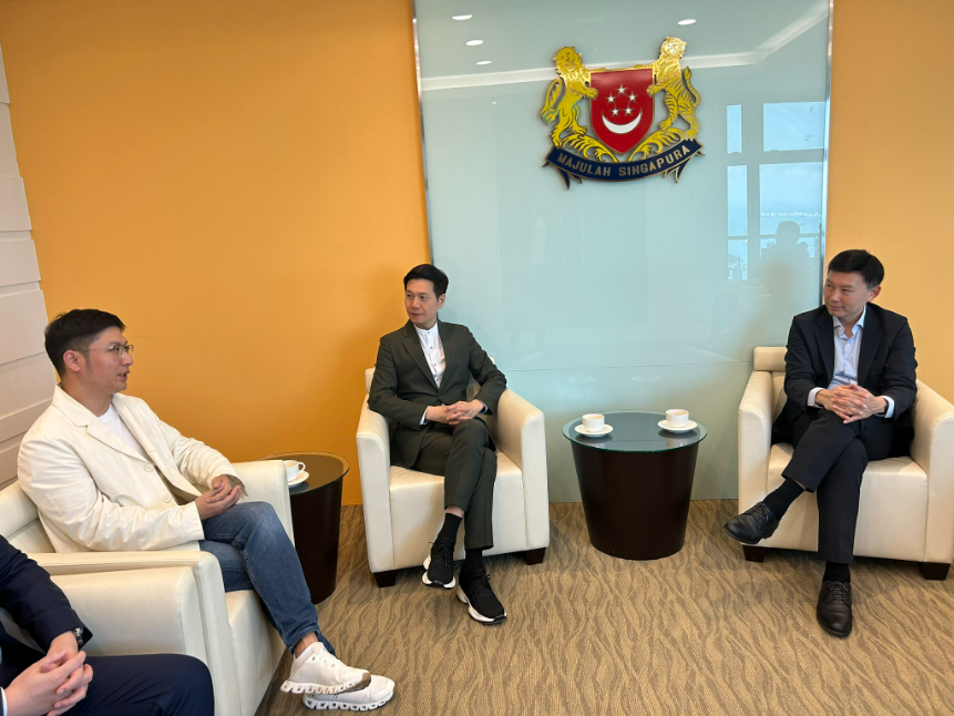 毫微科技创始人孔剑平与新加坡徐芳达部长探讨区块链、人工智等Web3行业发展机遇