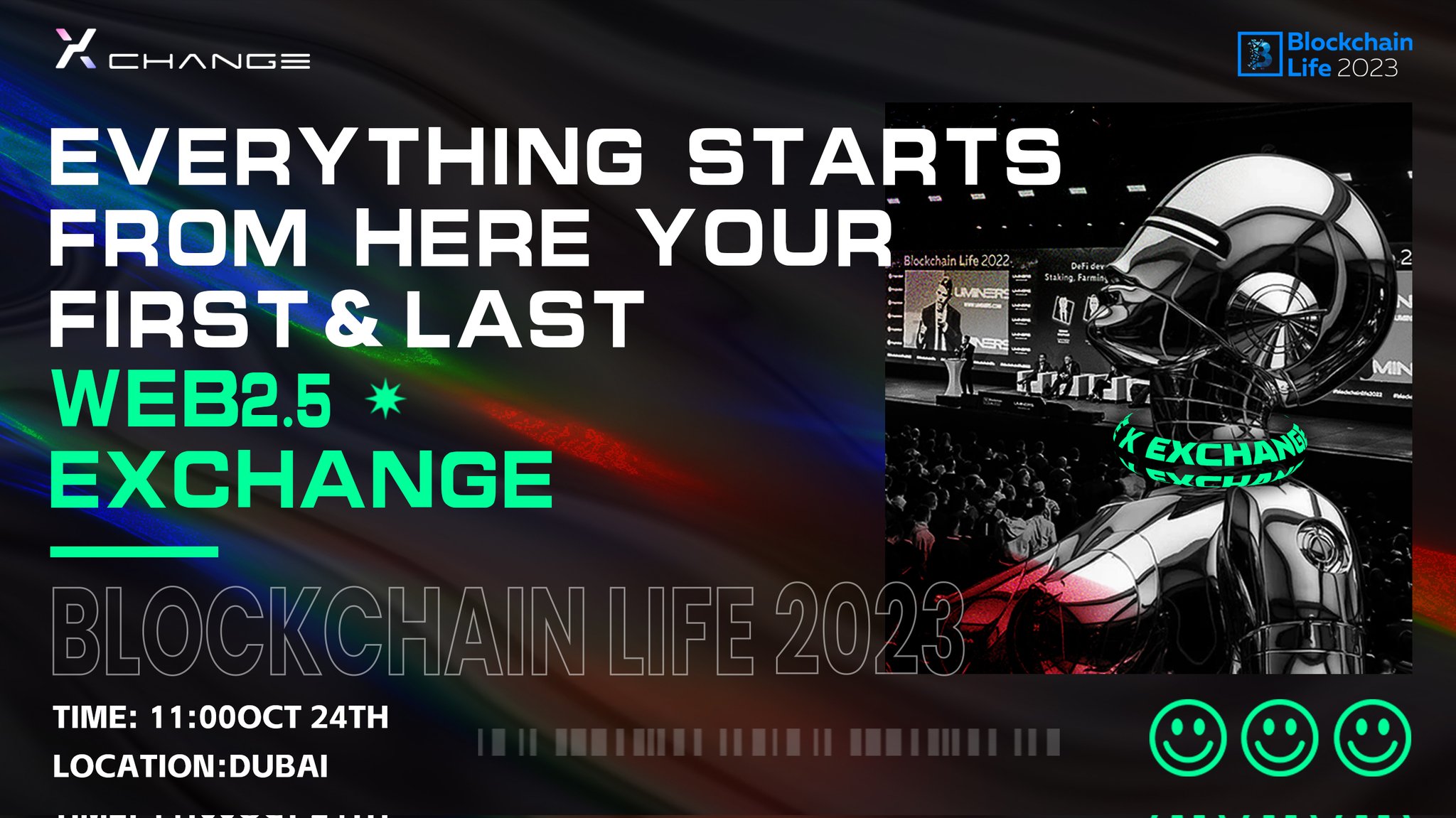 X Exchange亮相Blockchain Life2023迪拜区块链生态大会