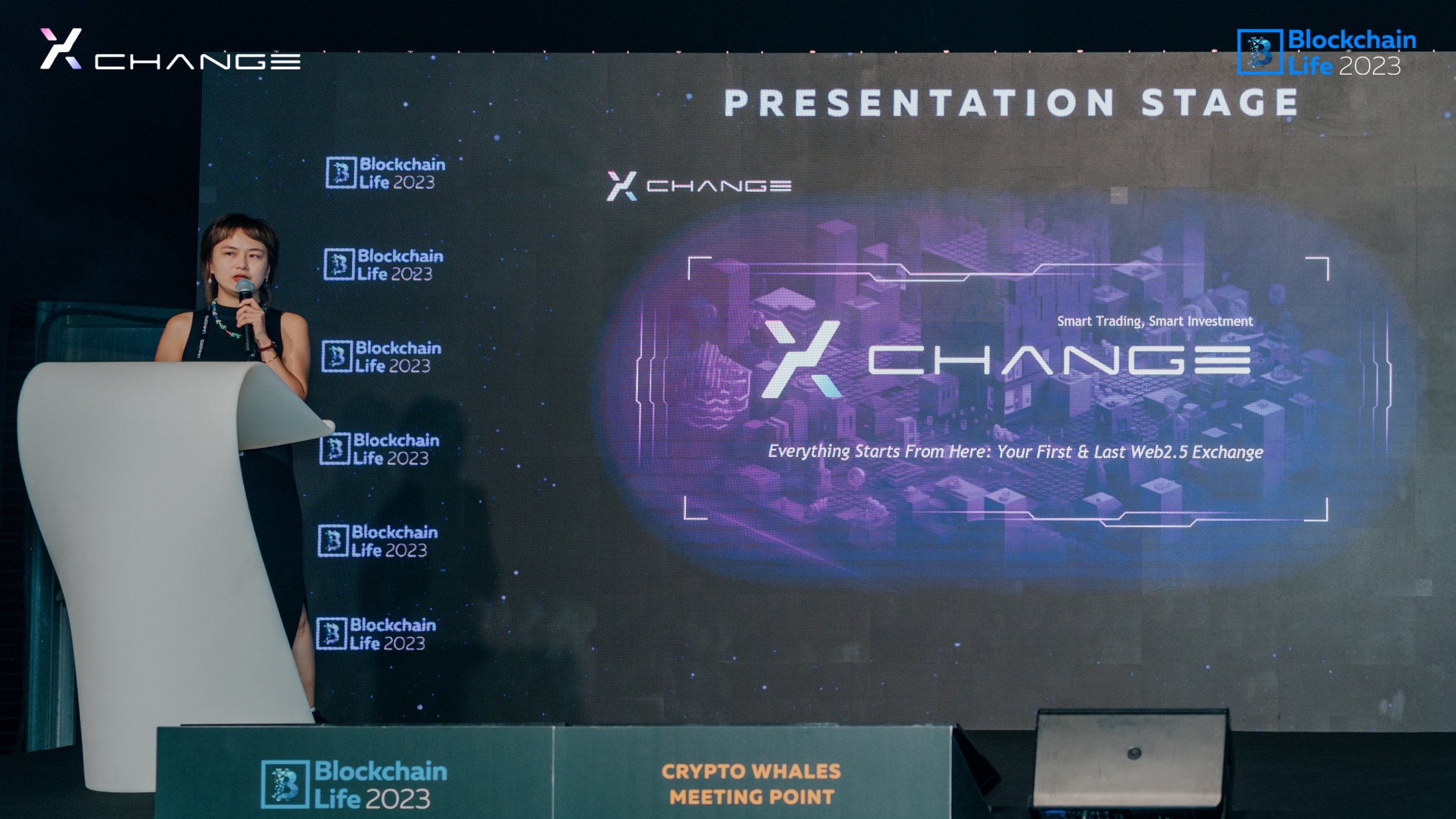 X Exchange成功亮相 BlockchainLife2023区块链生态大会