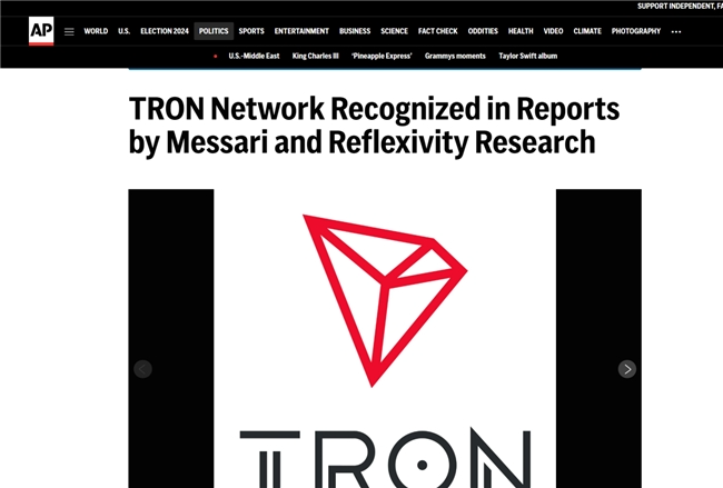 权威媒体聚焦：波场TRON在Messari等多个研究机构报告中得到高度认可