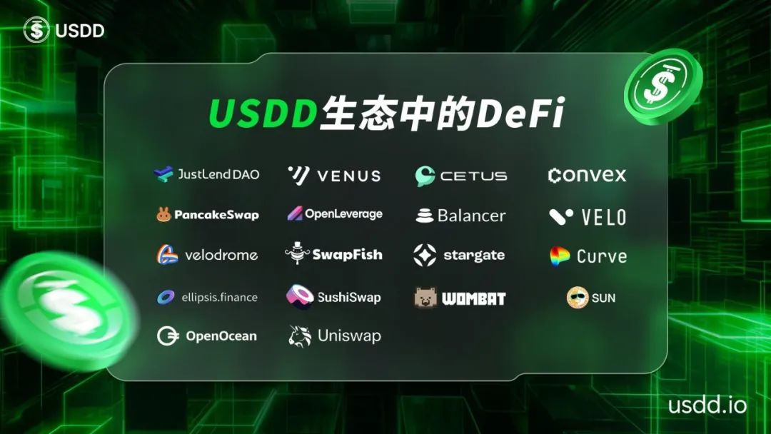 一图速览USDD生态之DeFi平台