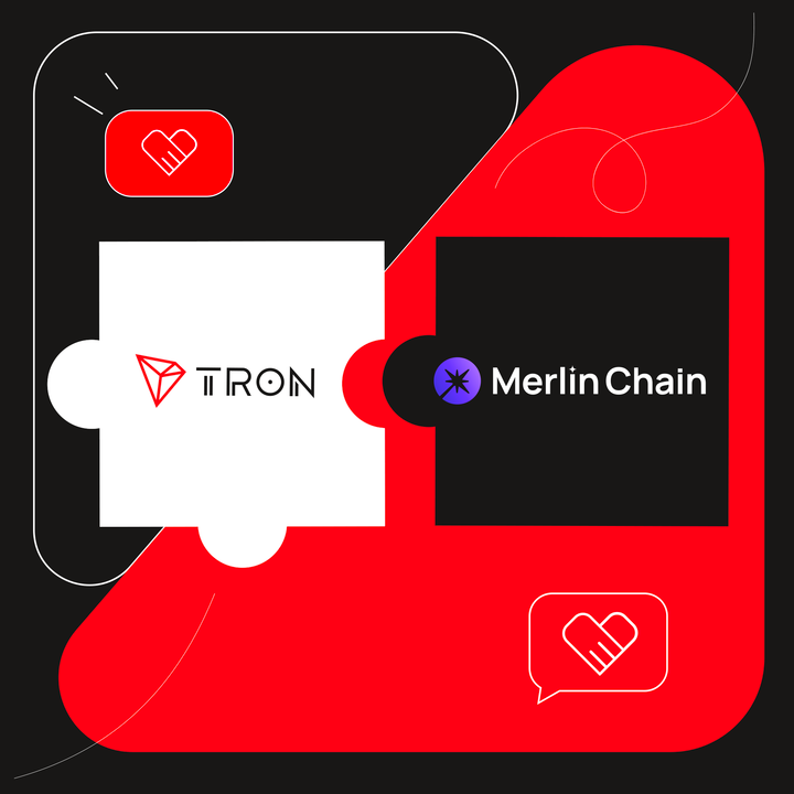 波场TRON与比特币二层解决方案Merlin Chain达成战略合作伙伴关系