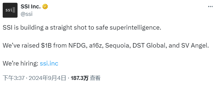 Ssafe Superintelligence